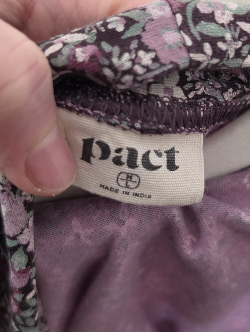 Pact Floral Staycation Short Robe M/L - Picture 5 of 7